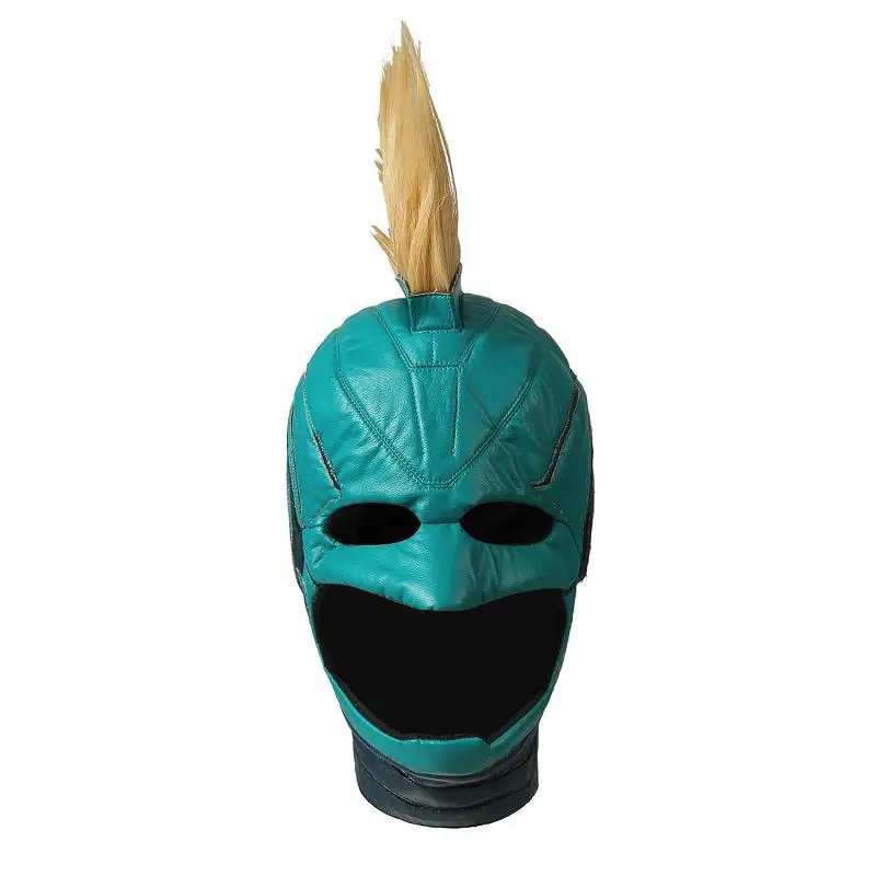 Марвел Капитан Костюм Кэрол Дэнверс шлем маски для косплей Полное лицо взрослого Для женщин супергероя реквизит Хэллоуин карнавальные