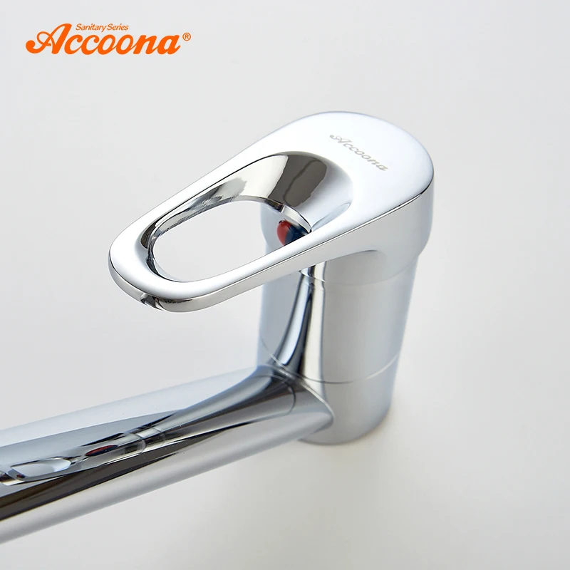 Accoona кухонный кран классический выдвижной Современный полированный