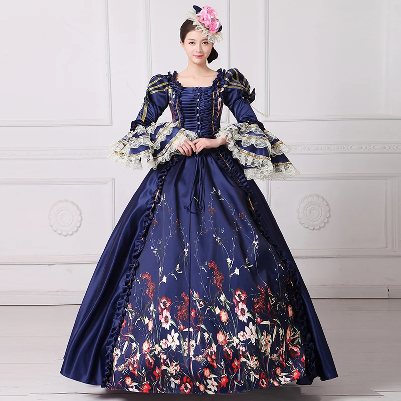 Elegant Gothic Medieval Renaissance Costume Halloween Ball Gowns