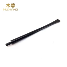 RU-MUXIANG конусная форма 3 мм фильтр трубка для чтения специальный мундштук длинный стержень акриловый ручной работы черный мундштук be0045