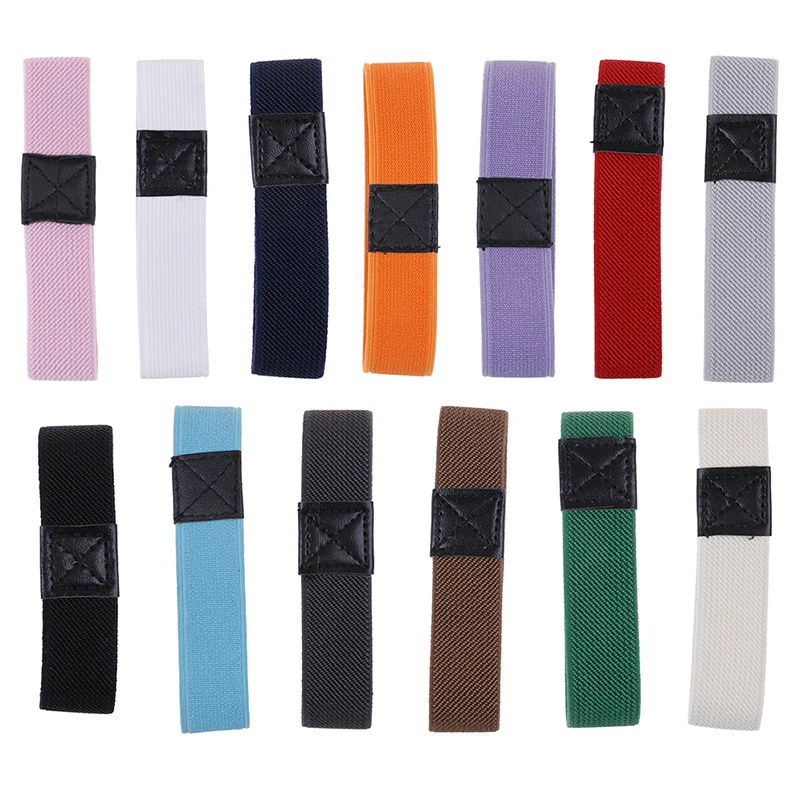 

1 Pair High Elastic PU Shoe Straps Anti-loose For Girls Women Hold Loose High Heels Flat Shoes Belts Solid Color Shoelaces