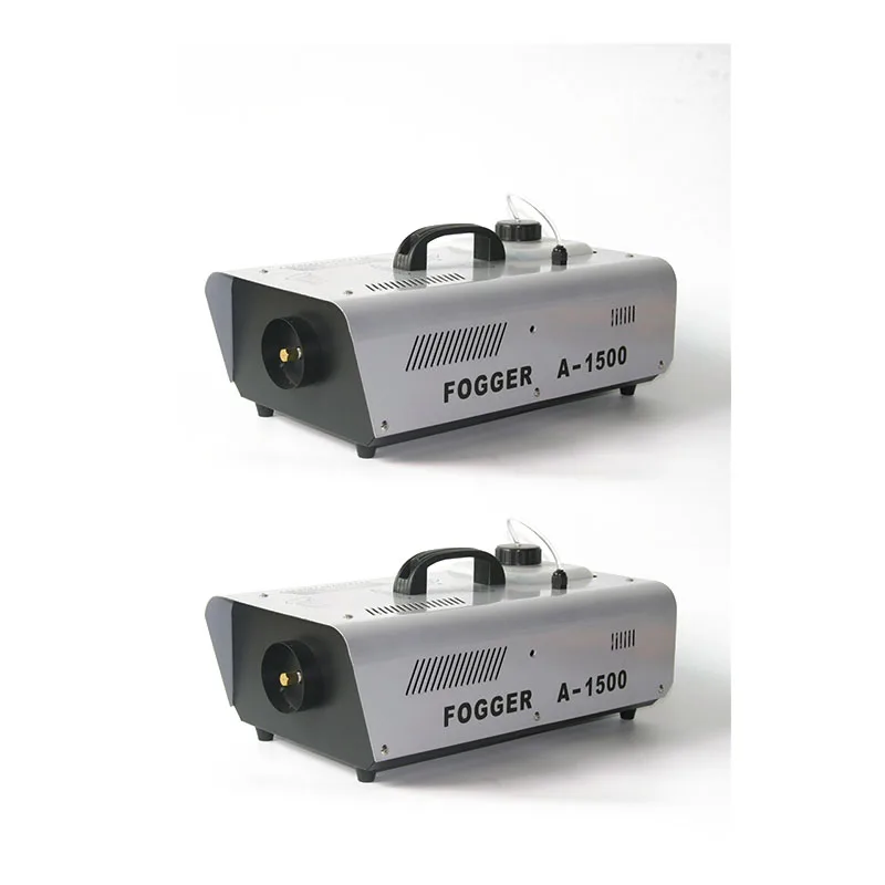 2pcs/lot Wire Remote Control 1500W Smoke Machine Stage Fog Machine 1500watt Good For DJ Disco Equipment Show Dmx Lights