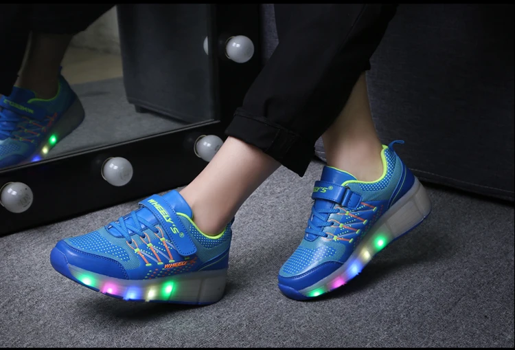 2019 детский Jazzy Heelies, для маленьких девочек и мальчиков, светодиодный свет Heelies, детская обувь на роликах, Детские кроссовки с колесиками 21