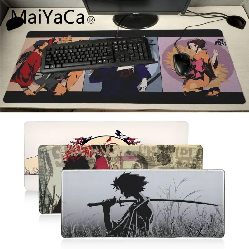 Maiyaca Samurai Champloo японский аниме DIY дизайн игровой с узором коврик для мыши игровой коврик для мыши ноутбук компьютерный коврик как рождественский подарок