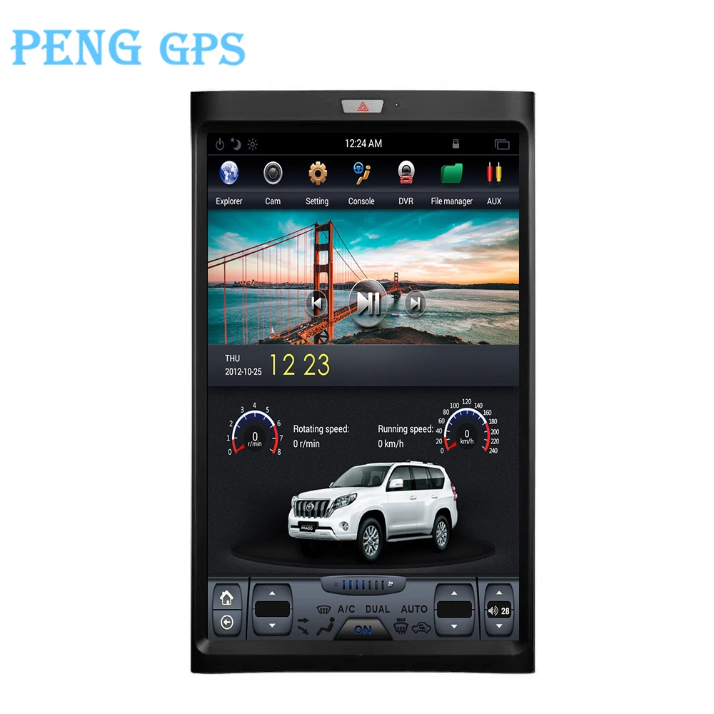 Perfect 17" Tesla Style Car Radio Vertical  Screen For For Ford Expedition 2007+ GPS Navigation Tape Recorder Headunit Multimedia Player 4