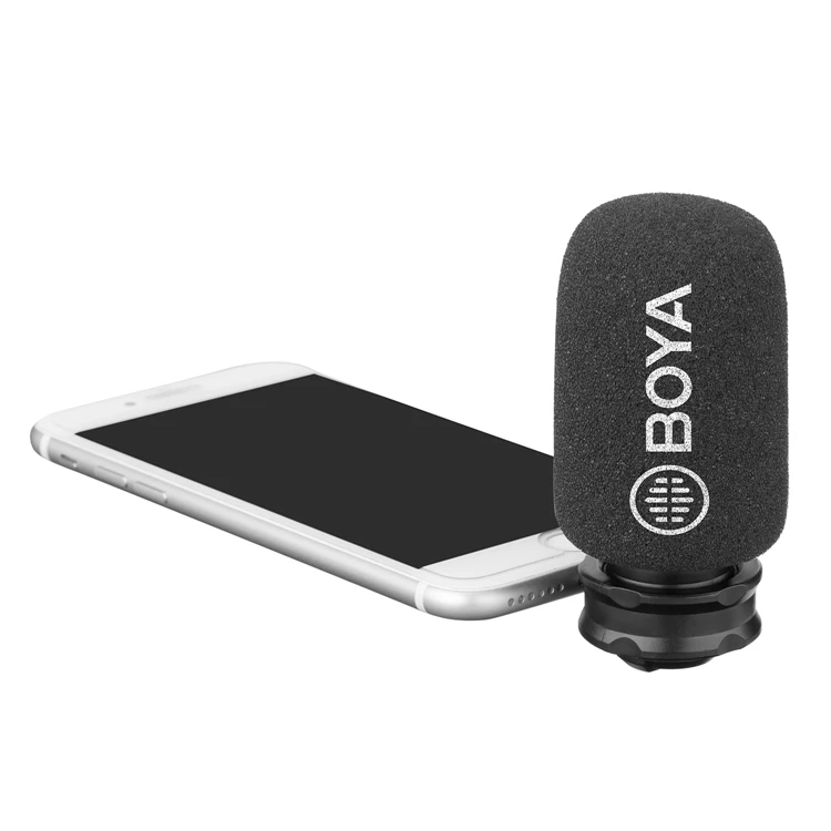 BOYA BY-DM200, Цифровой Стерео конденсаторный микрофон с Lightning входом для Apple iPhone 8x7 7 plus iPad iPod Touch и т. Д