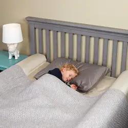 Кровать рельсы бамперы для малышей Дети Детские пены памяти длинная подушка колодки Нескользящие детская кроватка Малыш Безопасность сна