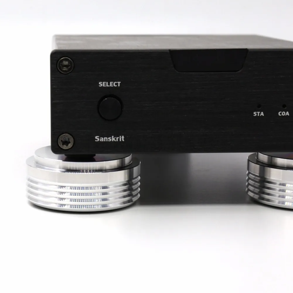 

Free shiping 4pcs Aluminum alloy Speaker Spike Isolation Feet Stand Cone Turntable Amplifier