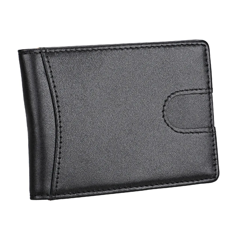 Новая мода ультра тонкий кошелек для мужчин и женщин Высокое качество Натуральная кожа кошелек RFID Блокировка кредитный держатель для карт зажим для денег