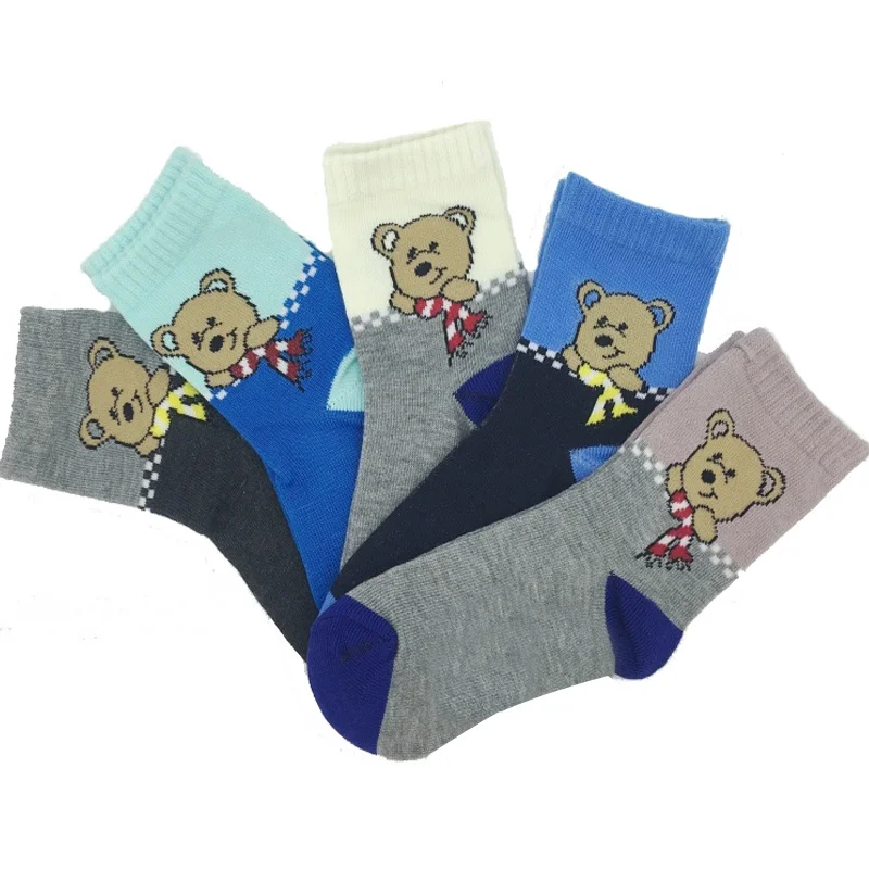 6 пар/ партия весенние и осенние высококачественные хлопковые с рисунком из мультфильма детские носки для мальчиков носки для девочек 3-12 лет детские носки детские носки