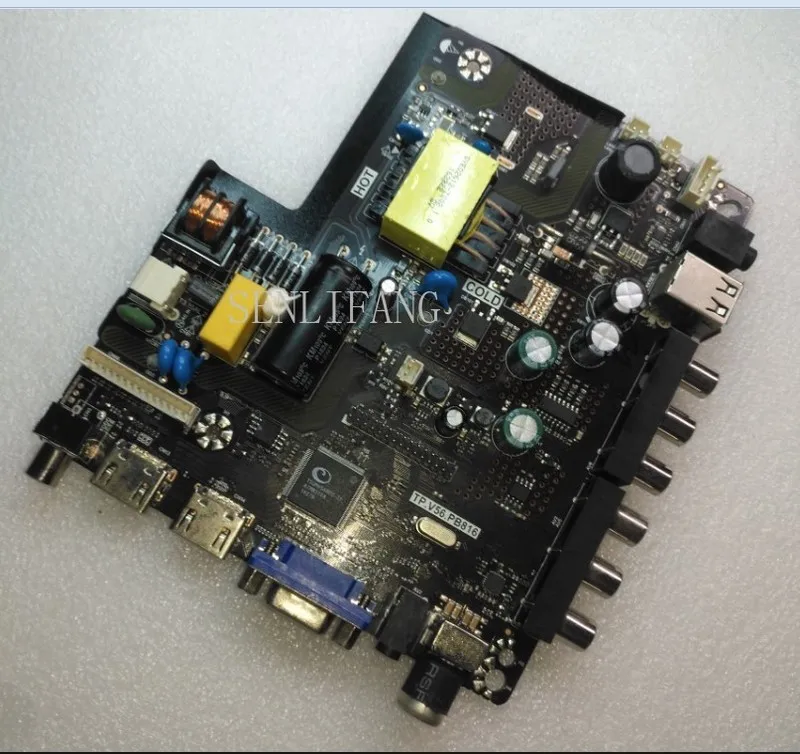

Free shipping 100% Test shipping for 32-inch LCD TV universal three-in-one motherboard TP.V56.PB816