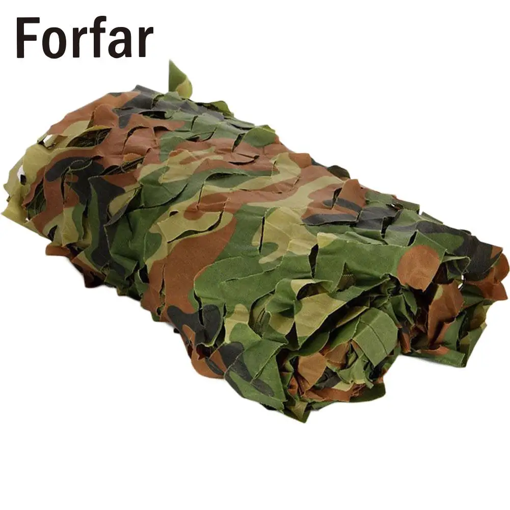 2 متر X 3.0 متر أكسفورد الغابة غطاء التمويه وودلاند كامو صافي الصيد سيارة المأوى