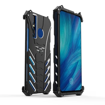 

Luxury Batman Kickstand Shockproof Case For Vivo X27 X27Pro Aluminum Bumper Skin Armor Metal Back Cover