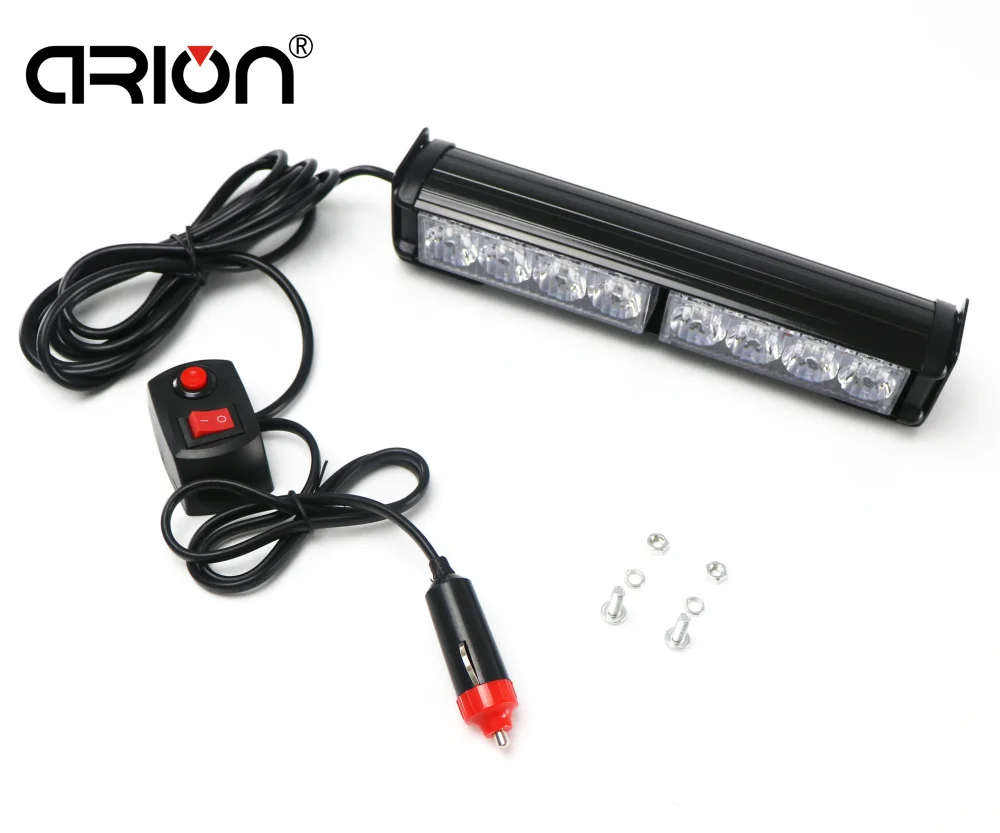 Buy car styling 8 Led Blue Red Emergency LED Light