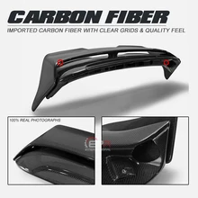 Углеродное крыло губы для F56 Mini Cooper S DAG Стиль углеродного волокна задний спойлер на крышу 2psc Комплект кузова отделка тюнинг для мини F56 гонки