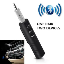 CRDC Bluetooth приемник аудиоклип Мини 3,5 мм разъем AUX MP3 музыка Автомобильная Беспроводная колонка адаптер для наушников фотография для Xiaomi