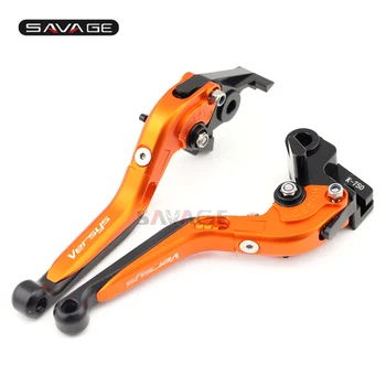 

Brake Clutch Lever For KAWASAKI KLE 650 Versys 2006 2007 2008 Orange Motorcycle Accessories Adjustable Folding Extendable Logo
