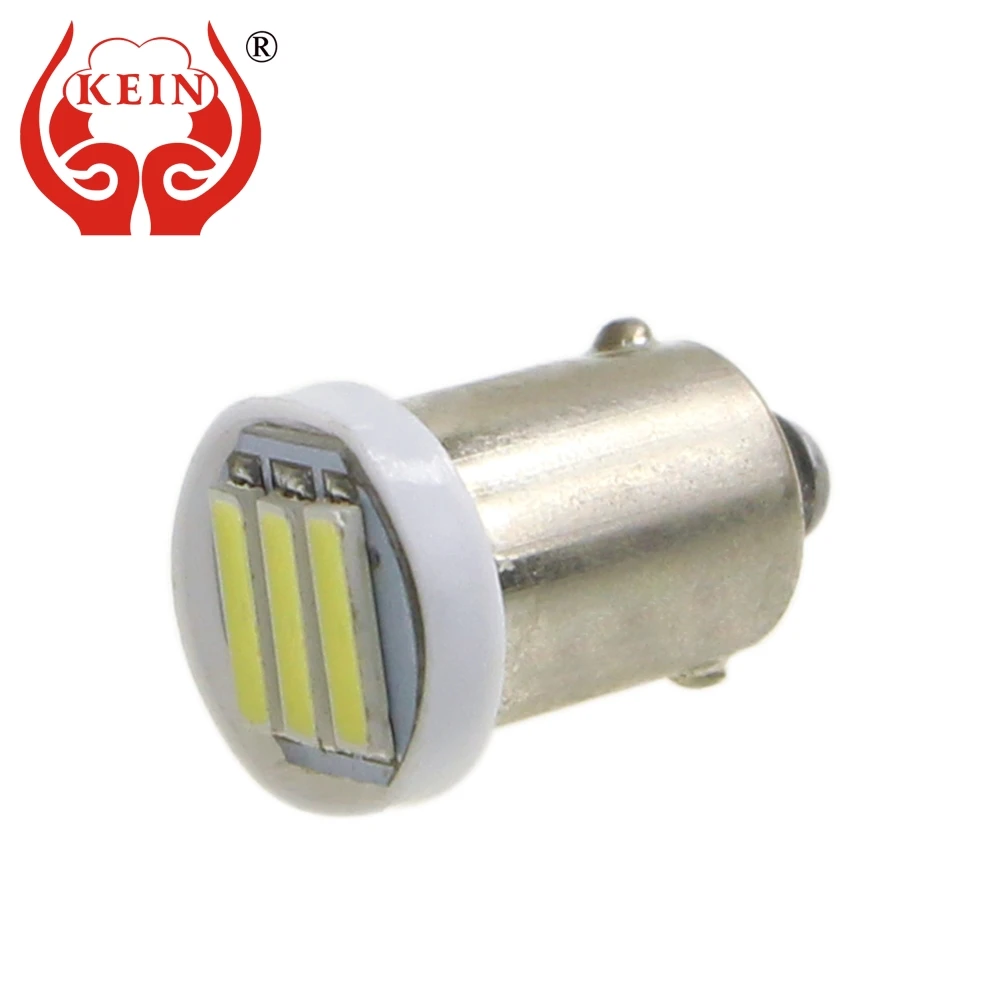 KEIN 10 шт. T4W BA9S светодио дный 3smd 7020 авто огни BA9 Купол Чтение номерных знаков Интерьер сигнала лампа 12 В белый automotivo