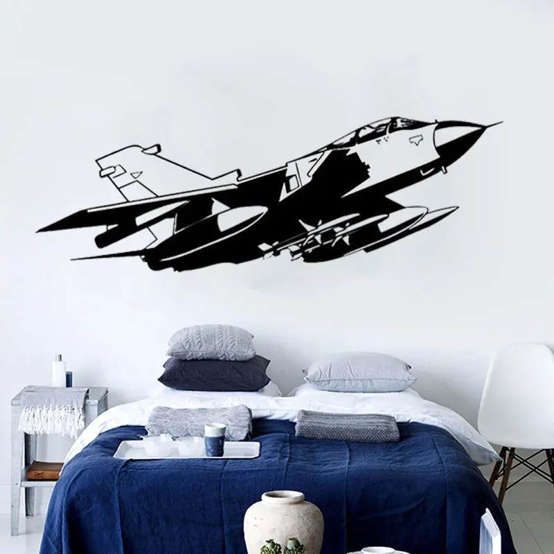 Removable Commercial Airliner Wall Decals Home Decor
