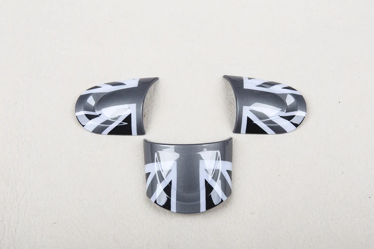 R55-R61 grey union jack no-multifuctional steering wheel cover