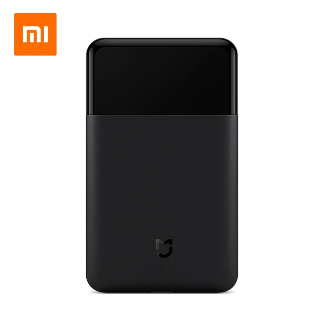 black Xiaomi Mijia портативный электробритва для мужчин Смарт Портативный мини бритва влажное бритье моющийся Металл бритвы USB chargin - Цвет: black