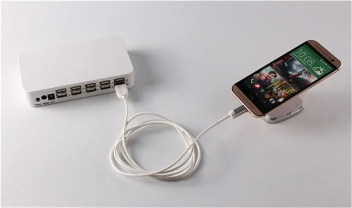 moible_phone_10ports_security_display_stand_with_alarm_and_charger_for_android_apple_USB_Type_C