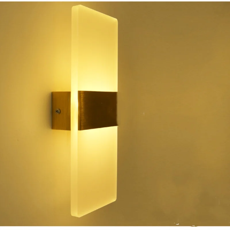 6w Led Wall Lamp Modern minimalist Sconce Stair Light Fixture Living Room Bedroom Bed Bedside Indoor Lighting Home Hallway Loft (6)
