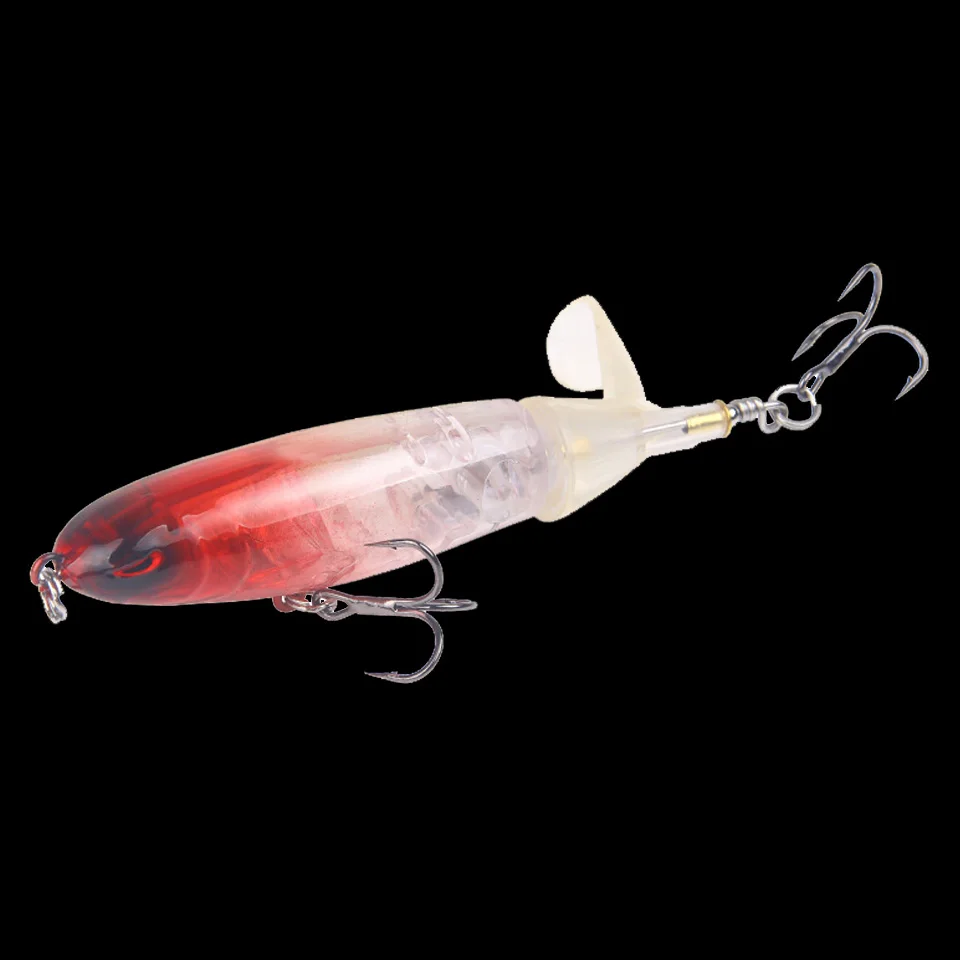 В коробке Качество Whopper Plopper 10 см/13 г Искусственная верхняя жесткая приманка для рыбалки воблер вращающийся мягкий хвост рыболовные снасти - Цвет: F4