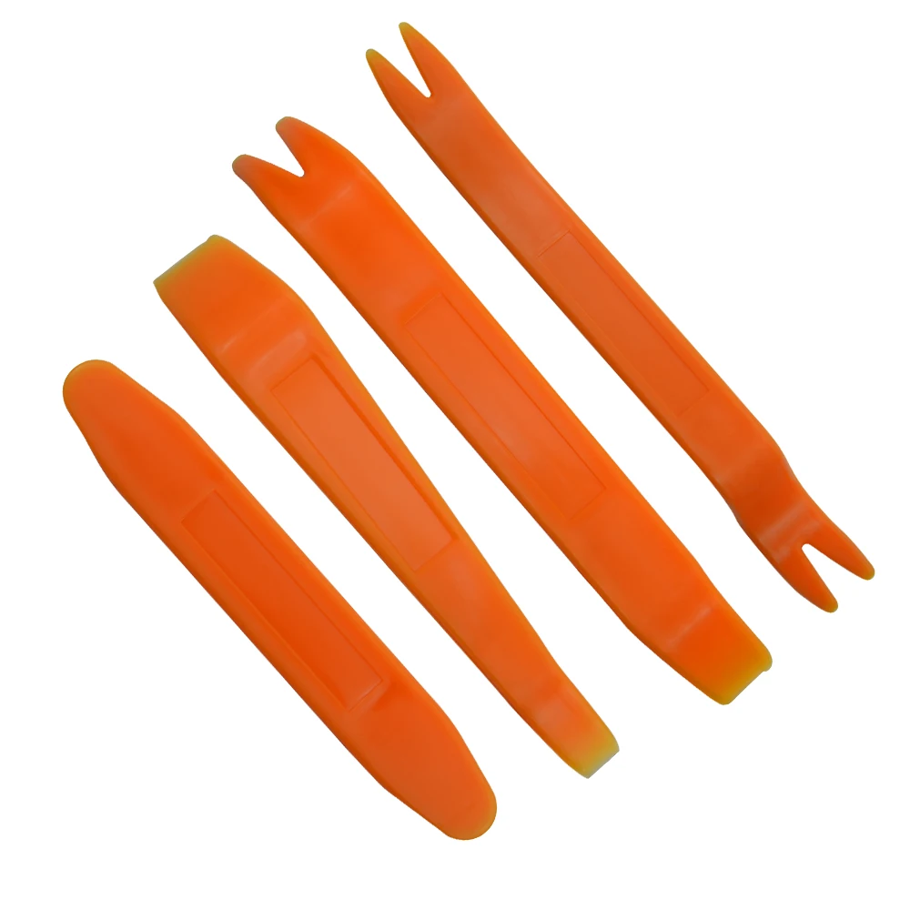 

4Pcs Portable Auto Car Radio Panel Door Clip Panel Trim Dash Audio Removal Installer Pry Kit Repair Tool Pry Tool Hand Tools