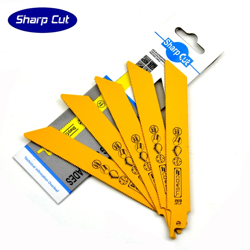 50 OFF 6" HSS Bimetal Reciprocating Saw Blade (saber saw blade) 18TPI