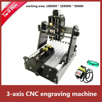 

3-axis CNC Engraving machine DIY Desktop marking cutting plotter Replaceable laser Mini Engraving Machine