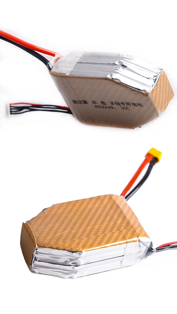 1 шт. Lipo Батарея 7,4v 11,1v 14,8 В 22,2 В 4500 мАч 30C T XT60 Разъем для RC Quadcopter дроны самолета лодки автомобиля высокого Ёмкость