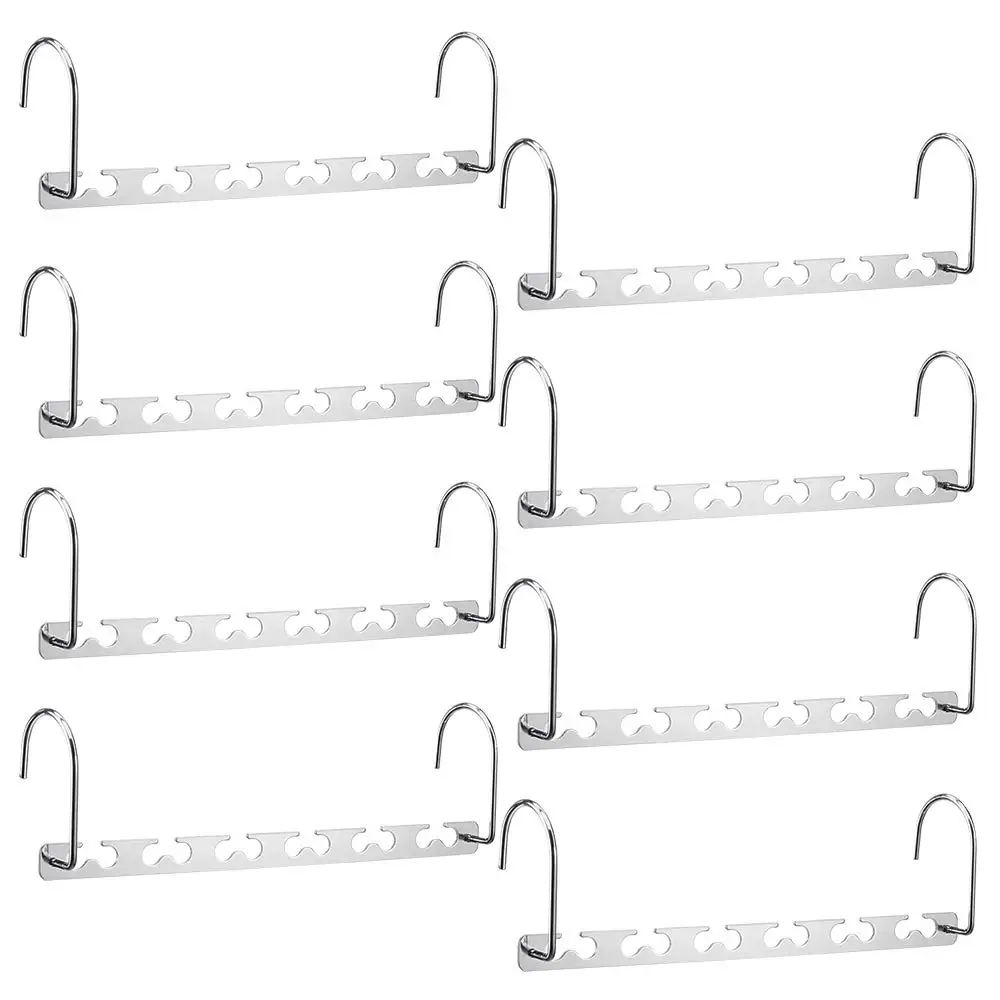 

Space Saving Hangers Wonder Multifunctional Clothes Hangers Stainless Steel Slots Magic Hanger Cascading Hanger Updated Hook