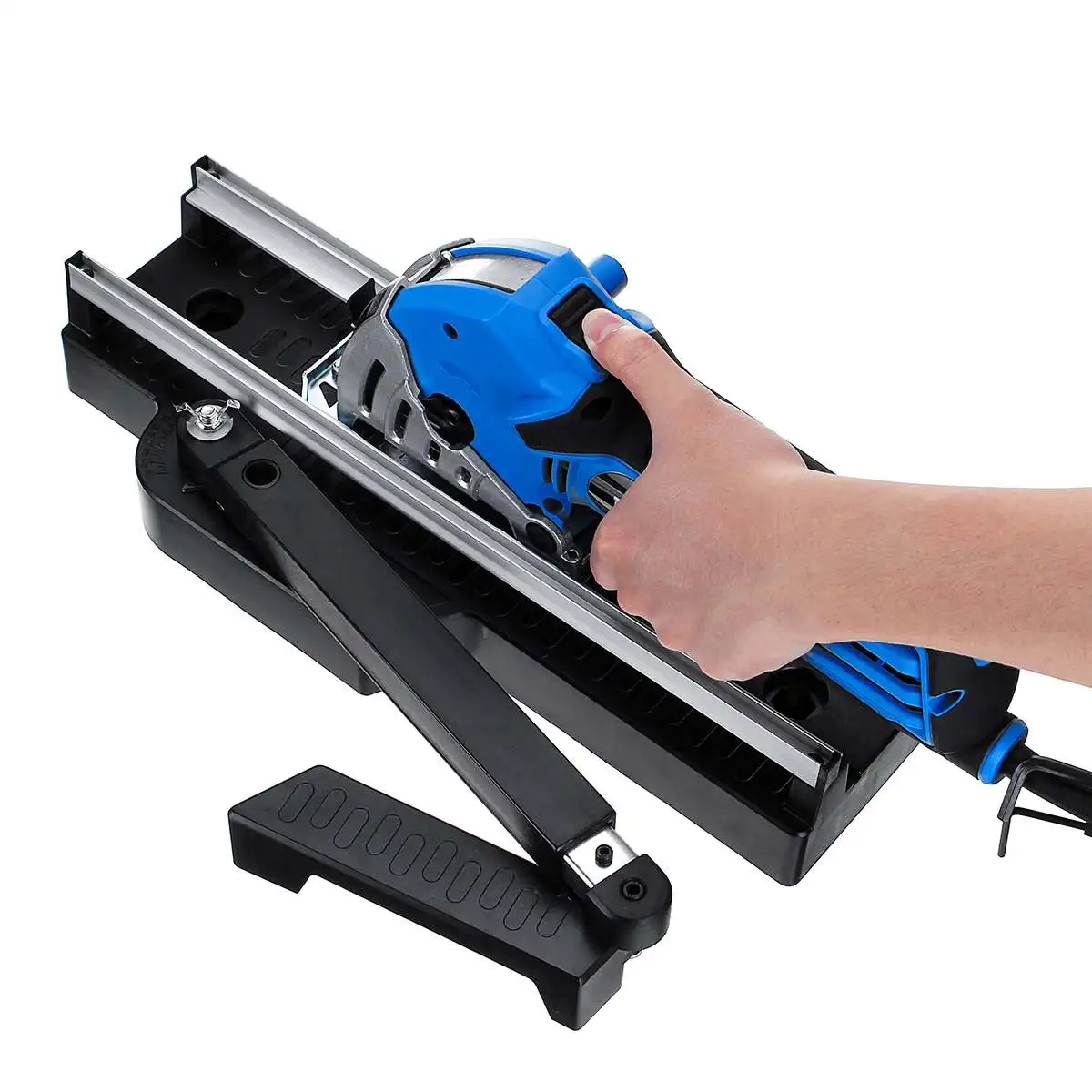 

Circular Saw DIY Machine for Wood Electric Saw Multifunctional Mini Electric Circular Saw Machine w/ 3pcs Bladess + Guide Rail