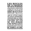 FASHION France Home rule wall decor decals home stickers art vinyl Murals Fr11 55*110cm LES REGLES ,free shipping fr1001 ► Photo 1/6