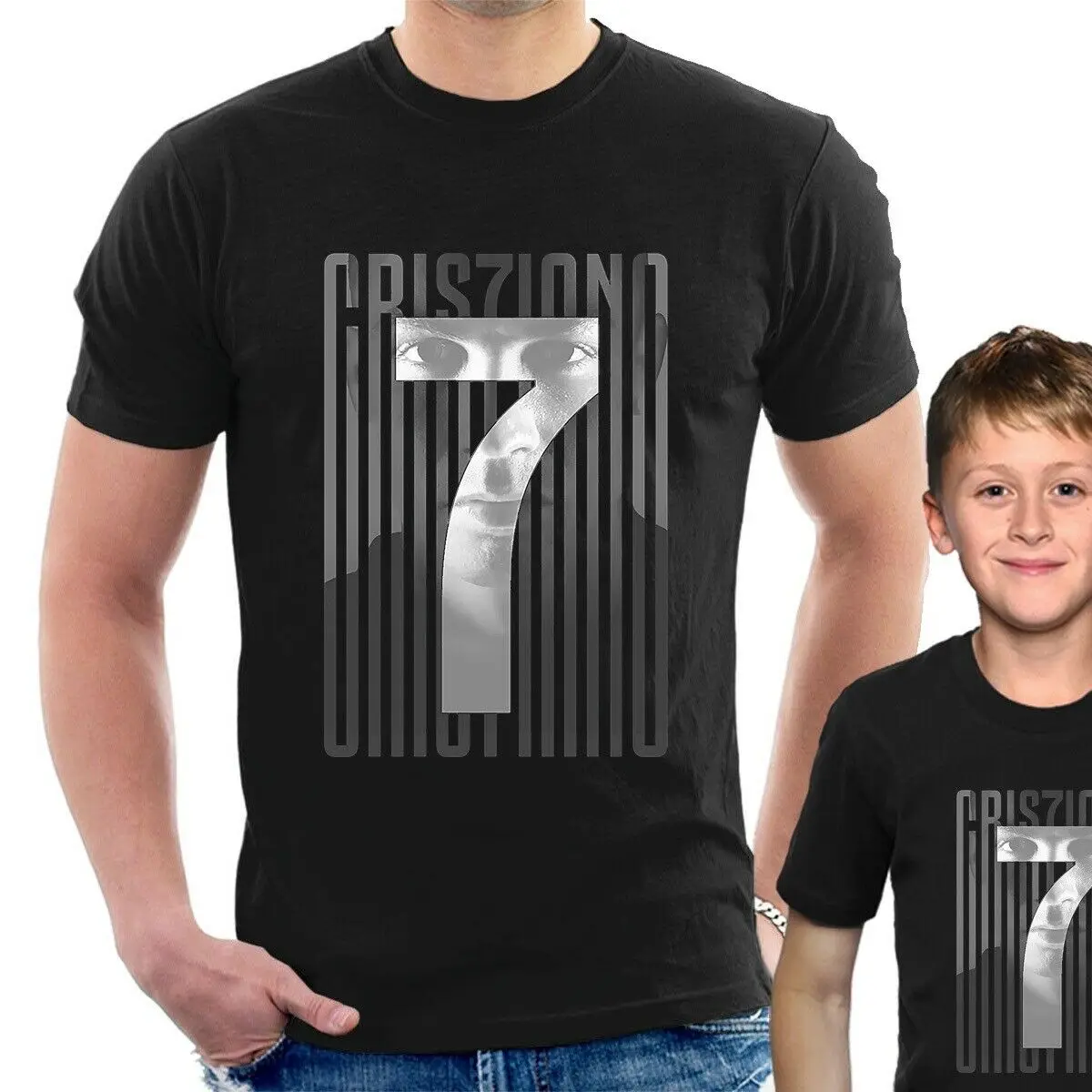 

CR7 CRISTIANO RONALDO T-SHIRT Portugal football ADULTS & SIZES N37