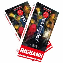 180 шт./компл. Корейская бумажная открытка Bigbang/поздравительная открытка/рождественские и новогодние подарки