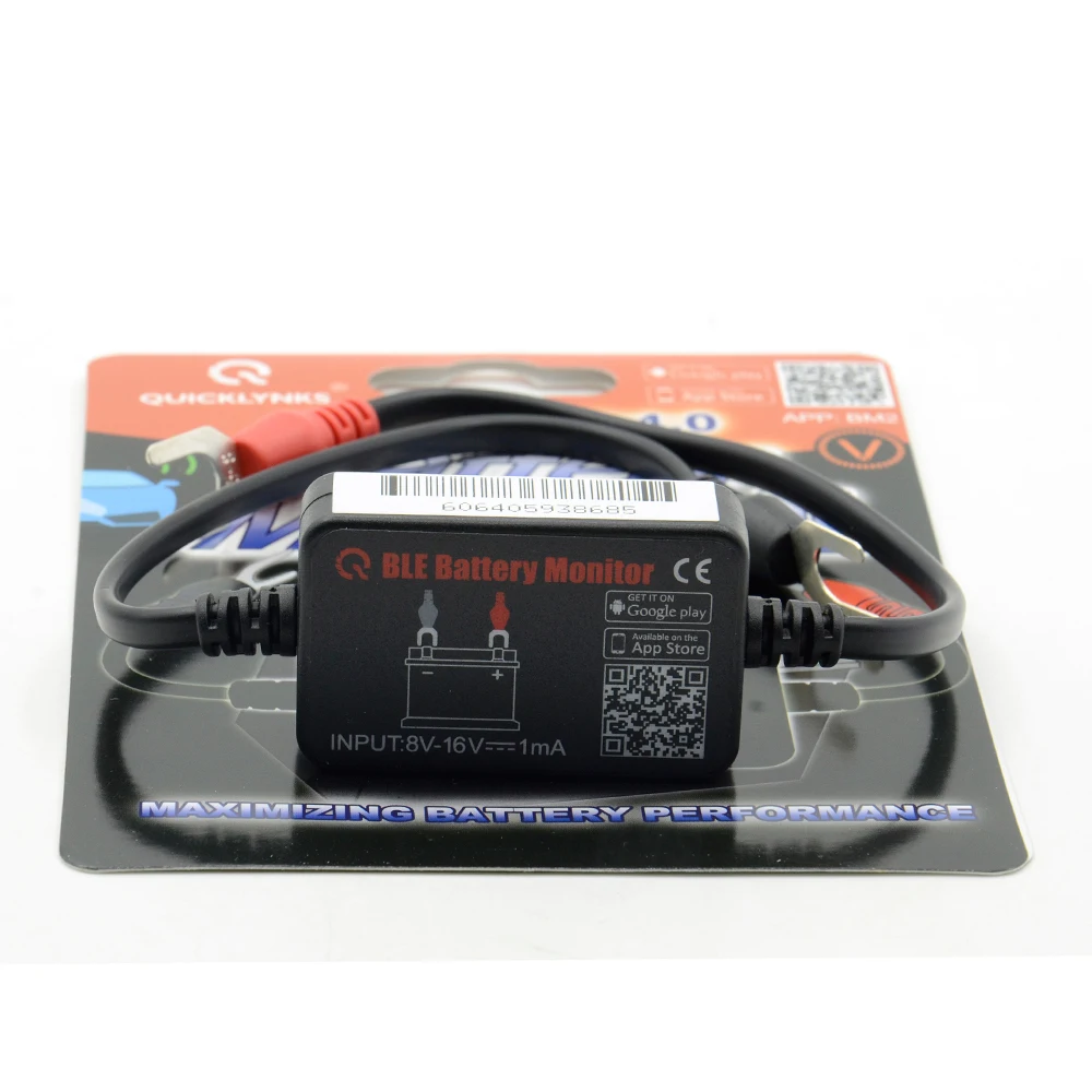 Newest Bluetooth 12V Battery Monitor Car Battery Analyzer Test For Android IOS Phone Free Shipping