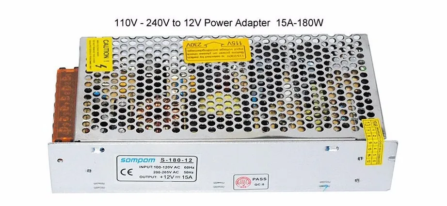 DC 12V 1A 2A 5A 8.5A 10A 15A 20A 30A переключатель питания адаптер трансформатор AC 110 V-240 V К DC12V для светодиодной ленты свет светодиодный лента