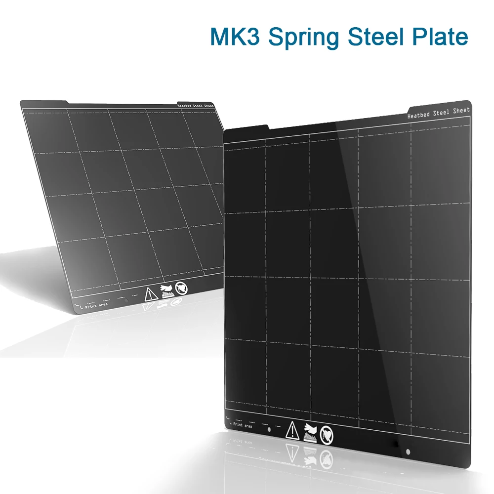 Пружинная стальная пластина MK3 I3 254*241 мм печатная платформа текстурированная