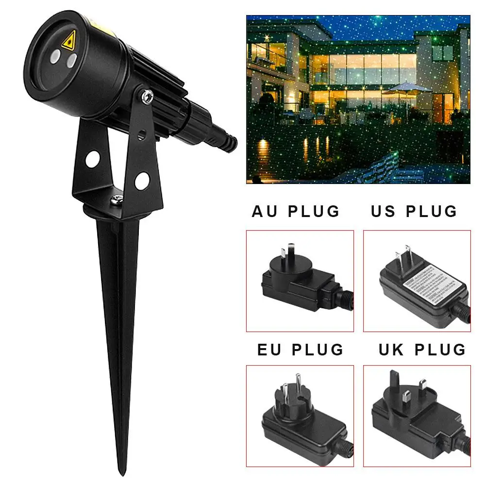 

Mini Outdoor Waterproof Moving Twinkle Laser Light Projector Starry Garden Light Lawn Lamp House Decoration Christmas Lamp