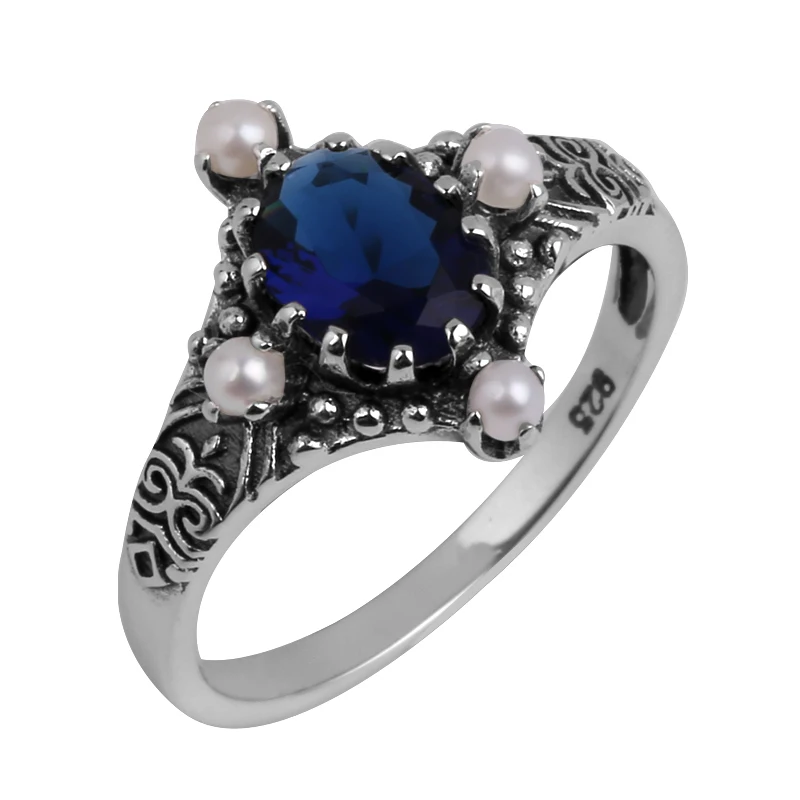 Szjinao,, винтажный стиль, ювелирная серия, модное женское кольцо с натуральным жемчугом, 925 пробы, серебряное кольцо