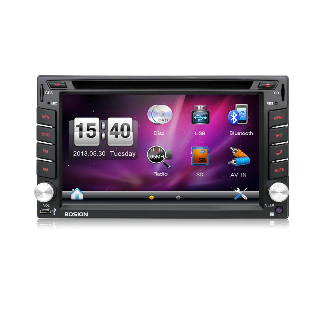 2din Новый универсальный Автомобиль Радио Двухместный 2 din Dvd плеер Автомобиля GPS