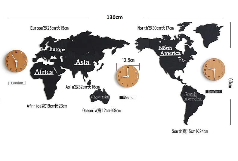 Карта мира настенные часы современный дизайн 3D наклейки s Подвесные часы уникальные часы настенные часы домашний декор акриловая Наклейка на стену