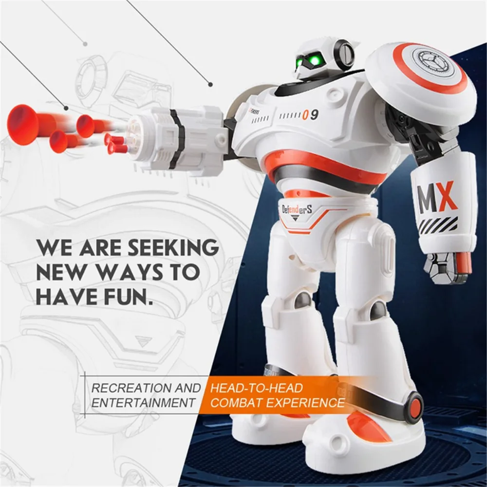 

Action Toy Figures RC Robot R1 Charging Remote Control Toy Dancing for Kids Birthday Gift Programmable Defender Intelligent kid