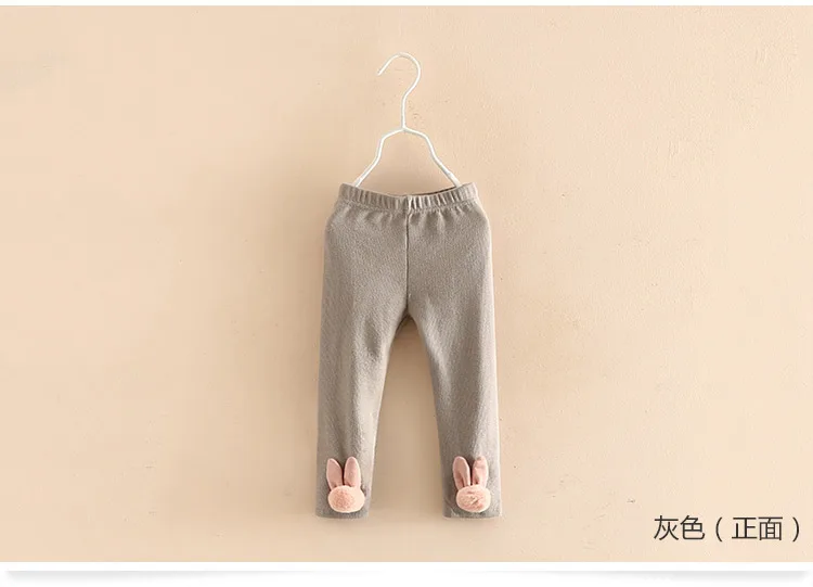 2018 Spring Autumn Free Shipping Child Baby Clothing Solid Color Long Trousers Pants Baby Rabbit Kids Children Girl Leggings (12)