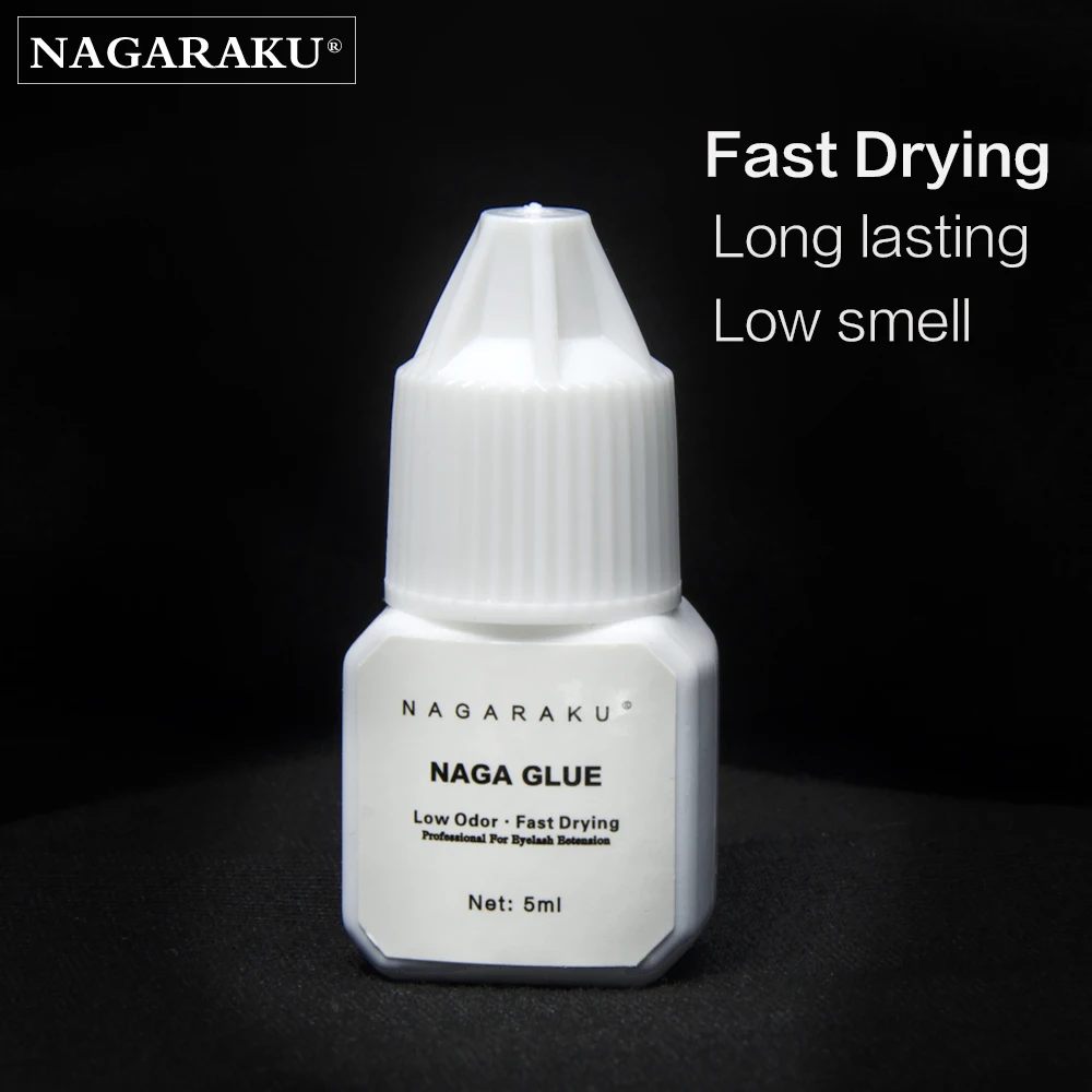 

NAGARAKU low smell 5ml glue no simulation eyelash extension glue soft eyelash glue Fast Drying Eyelash Extensions Glue