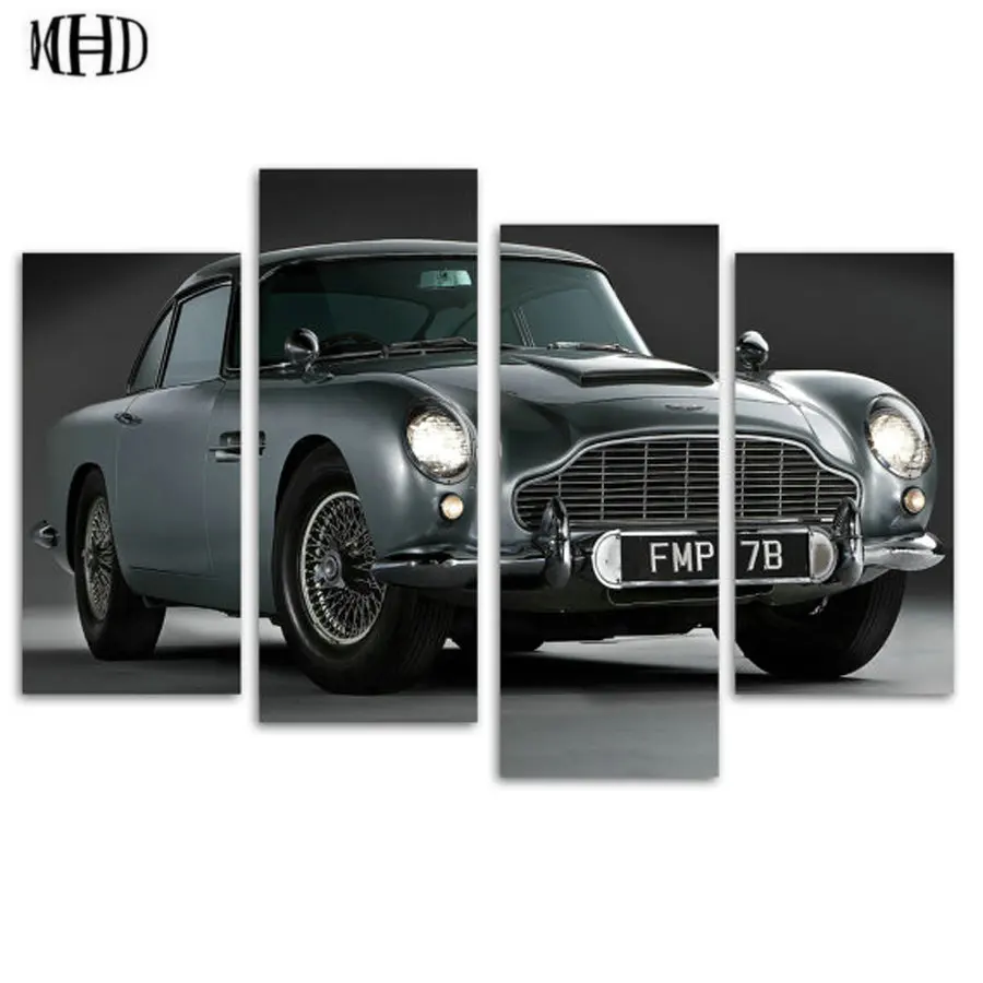 

New Car Picture Full Square/Round Diamond Painting 5d diy Diamond Embroidery 3D Mosaic Rhinestone Sticker Car Set of 4 pieces