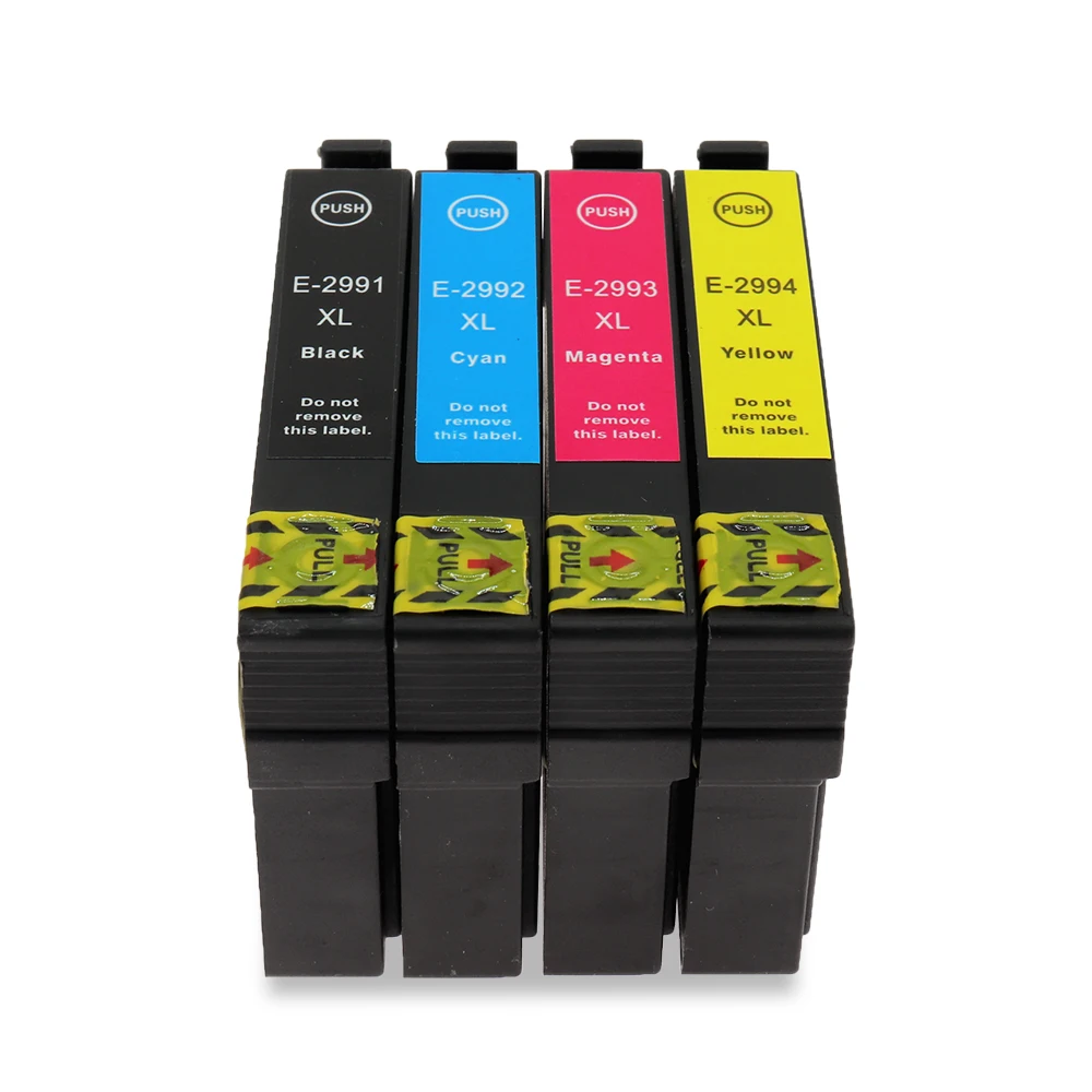Cartucho de tinta Compatible con Epson XP 255, XP 257, XP 352, XP 355, XP  452, XP 455, con Chip de una sola vez, 29 XL, T2991, 4 Uds.|Cartuchos de  tinta| - AliExpress