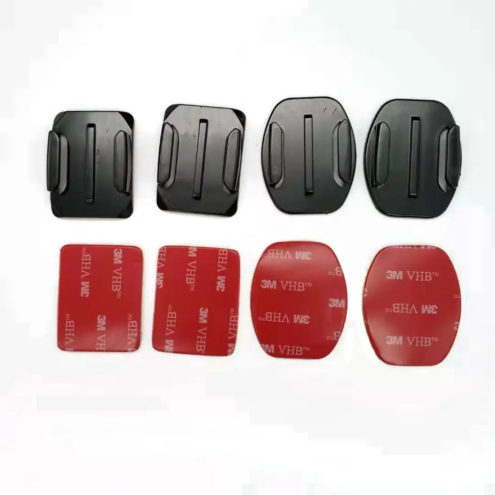 

Go Pro Accessories Flat Curved Mount Adhesive Pad Helmet Mount for Go Pro 7 6 5 4 3 Sj4000 Sj8 Pro Yi 4K DJI OSMO Action Camera